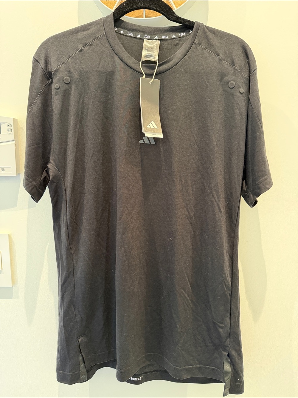 Adidas Black Short Sleeve Athletic Tee